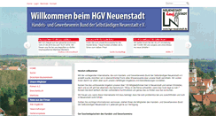 Desktop Screenshot of hgv-neuenstadt.de