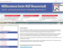 Tablet Screenshot of hgv-neuenstadt.de